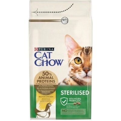 Cat Chow kuře pro sterilizované kočky 1,5 kg