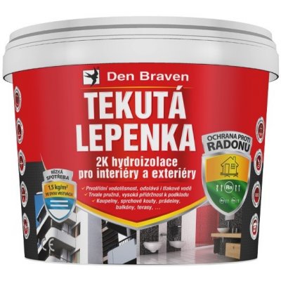DEN BRAVEN Tekutá lepenka 2K hydroizolace RL 21 kg – Hledejceny.cz