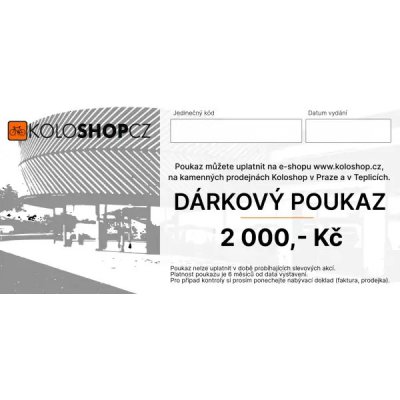 Dárkový poukaz v hodnotě 2000 Kč – Hledejceny.cz