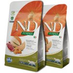 N&D Grain Free Pumpkin CAT Duck & Cantaloupe melon 2 x 5 kg