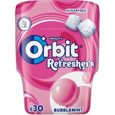 Wrigley's Orbit Refreshers žvýkačka bez cukru s ovocnou a mátovou příchutí se sladidly 30 x 67 g – Zboží Dáma Wrigley's Orbit Refreshers žvýkačka bez cukru s ovocnou a mátovou příchutí se sladidly 30 x 67 g – Zboží Dáma