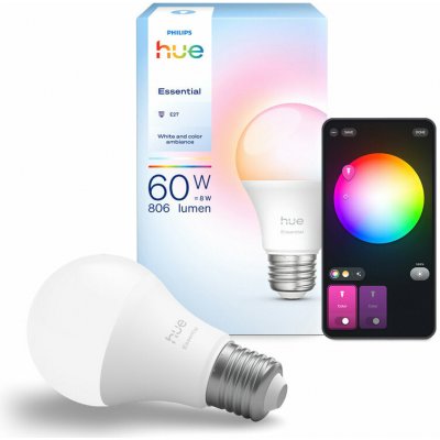 Philips HUE Hue Essential WCA 806 žárovka 460 E27 8W 806 lm – Hledejceny.cz