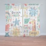 Sablio Záclony Happy day: 2ks 150x250cm – Hledejceny.cz