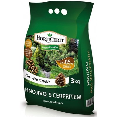 Horticerit Hnojivo pro jehličnany 3 kg – Zbozi.Blesk.cz