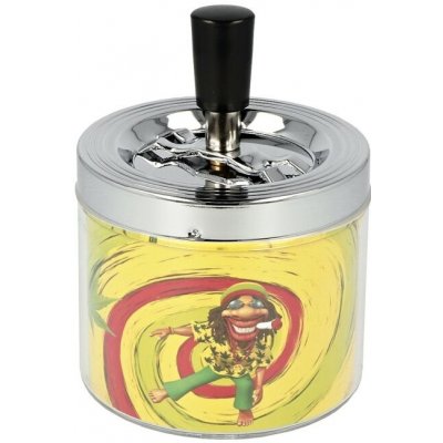 KRCZ Cigaretový popelník kovový otočný Reggae i 9cm – Zboží Dáma