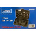 Sada bitů NAREX 443000919 1/4 100dílů Professional Tools 443000919 – Sleviste.cz