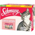 Schmusy Ragout in Jelly Mix 12 x 100 g – Hledejceny.cz