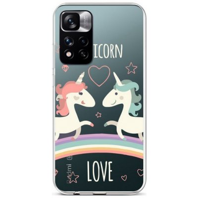 Pouzdro TopQ Xiaomi Redmi Note 11 Pro+ 5G silikon Unicorn Love