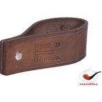 Stojánek na 1 dýmku kožený tmavě hnědý – Zboží Dáma