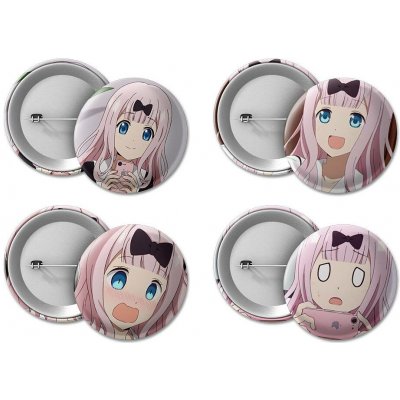 Kaguya-sama Mini set placek Chika Fujiwara - 50 mm – Zboží Dáma
