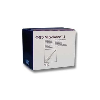 BD Microlance injekční jehla 22 G 0. 70 x 40 černá 100 ks – Zboží Mobilmania