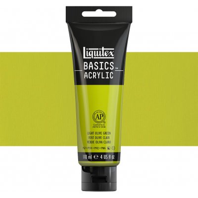 Basics akrylová barva 118 ml 218 light olive green – Zboží Dáma