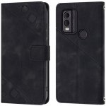 Embossing Pattern Square černé – Nokia C22 – Zboží Mobilmania