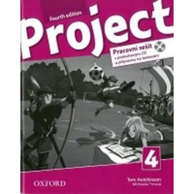Project Fourth Edition 4 Pracovní sešit s poslechovým CD a přípravou na testování - Hutchinson, T.; Hardy-Gould, J.; Trnová, M.