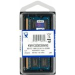 Kingston Value SODIMM DDR3 8GB 1333MHz CL9 KVR1333D3S9/8G – Zboží Mobilmania