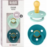 Bibs Boheme dudlíky přírodní kaučuk 2ks Blush Nočný / Vanilla Nočný – Zboží Dáma