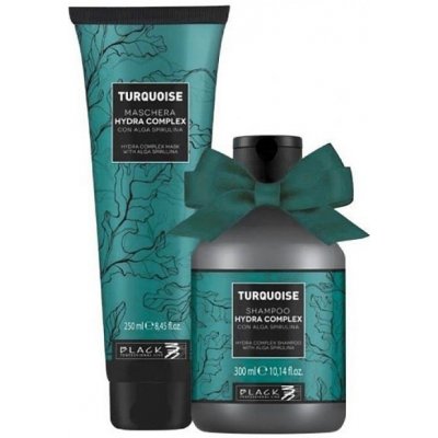 Black Turquoise Gift / Shampoo 300 ml + Turquoise Maschera 250 ml dárková sada – Zboží Mobilmania