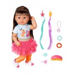 Zapf Creation BABY born Play & Style Starší sestřička brunetka 43 cm – Zboží Dáma