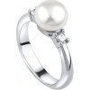 Prsteny SILVEGO Stříbrný prsten MAYA s pravou přírodní perlou LPS1496RW