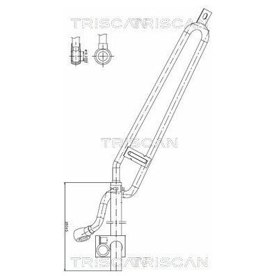 Hydraulická hadice, řízení TRISCAN 8516 11028 | Zboží Auto
