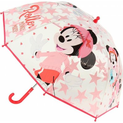 Minnie Roller deštník dívčí holový průhledný
