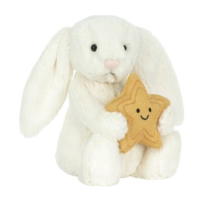 Jellycat krémový králíček s hvězdou – Zboží Dáma