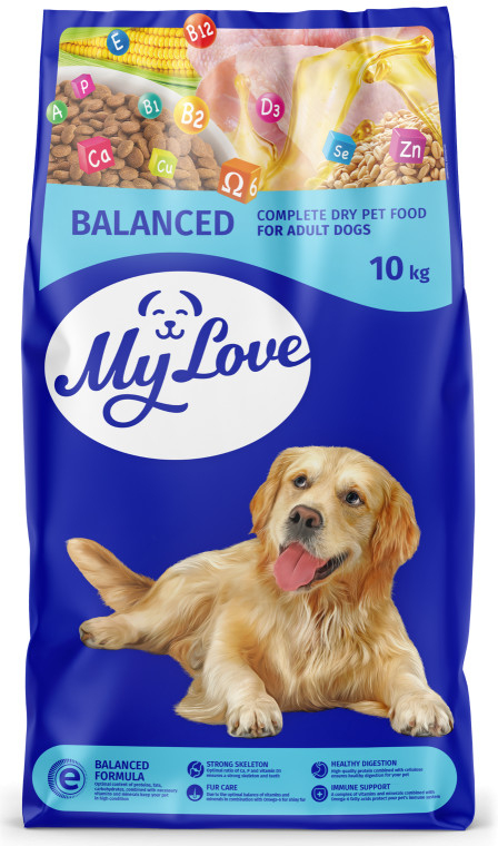 My Love adult dogs with meats assorts 10 kg