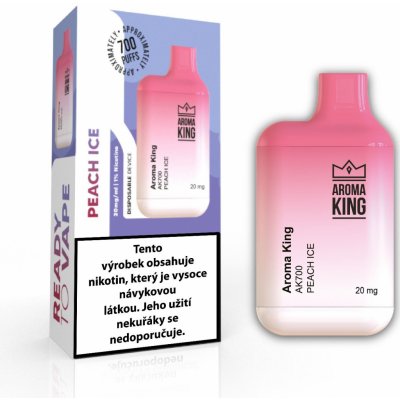 Aroma King AK Mini Peach Ice 20 mg 700 potáhnutí 1 ks