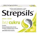 STREPSILS CITRON BEZ CUKRU ORM 0,6MG/1,2MG PAS 24 – Hledejceny.cz