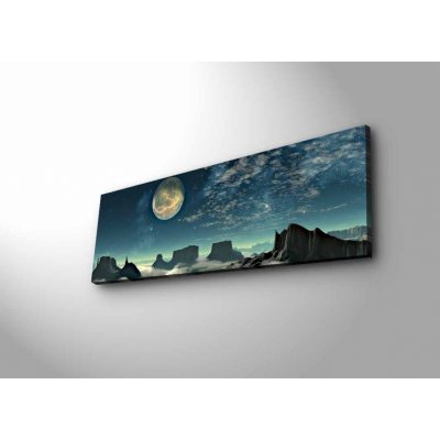 Wallity Obraz s LED osvětlením SOUMRAK 30 x 90 cm – Zboží Mobilmania