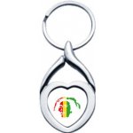 Přívěsek na klíče srdce Bob Marley – Zboží Mobilmania