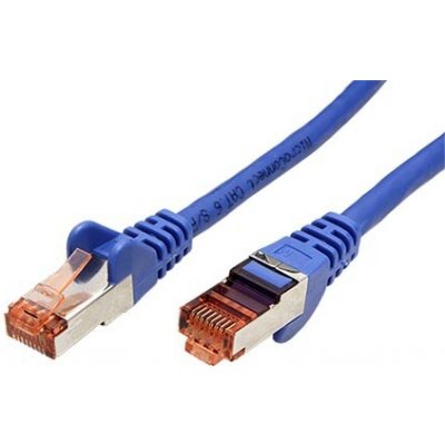 MicroConnect SSTP625B S/FTP patch kat. 6 LSOH 25m modrý – Zboží Živě