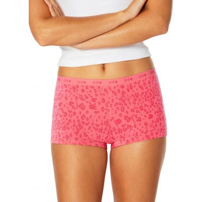 Love Luna Menstruační kalhotky pro dívky Shortie Brief Red Hearts – Zboží Dáma