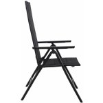 Designlink Zahradní židle Rachel černá 111 x 57 x 72 cm – Hledejceny.cz