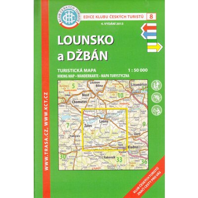 8 Lounsko a Džbán mapa 1:50t. – Hledejceny.cz