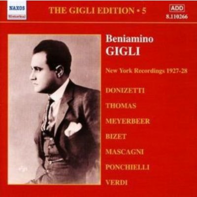 Gigli, Beniamino - Gigli Edition Vol. 5 - The Camden & New York Recordings - 1927-28 – Zboží Mobilmania