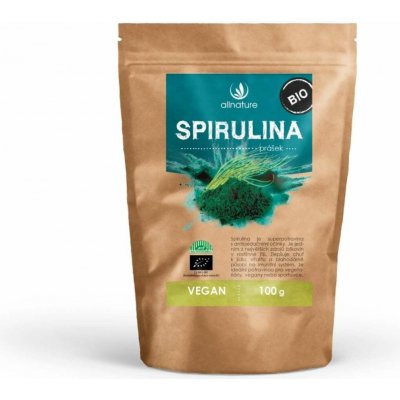 Allnature Spirulina prášek BIO 100 g – Hledejceny.cz