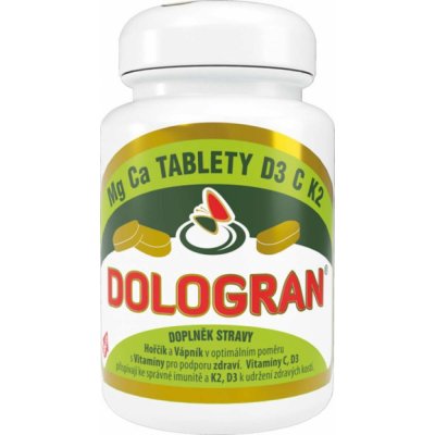 Dologran Mg Ca D3 C K2 90 g 60 tablet – Hledejceny.cz