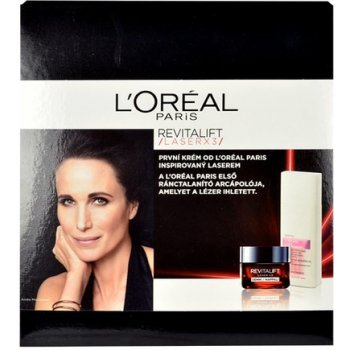 L'Oréal Paris Revitalift Laser X3 Day Cream 50 ml Revitalift Laser X3 Day Cream + 200 ml Sublime Soft Cleansing Milk Proti stárnutí pleti dárková sada