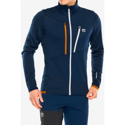 ORTOVOX fleece Grid hoody mikina deep ocean – Zboží Dáma