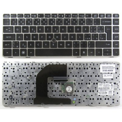 česká klávesnice HP Elitebook 8460P 8460W 8470P 8470W černá/stříbrná CZ/SK touchpoint – Zboží Mobilmania