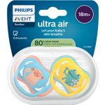 Philips Avent dudlík Ultra air Opice/Žába 2 ks – Sleviste.cz