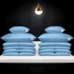 Polštáře a peřiny.cz Maxi Set Comfort modrá 2x70x90 2x140x200 2x40x40 – Zboží Dáma