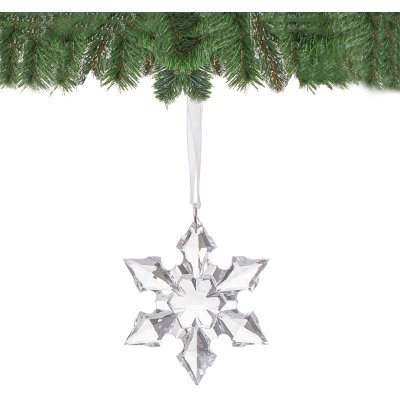 SPRINGOS Vánoční ozdoba Křišťálová vločka 5cm – Sleviste.cz