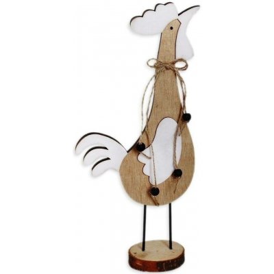 Kohout dřevo 32cm natural – Hledejceny.cz