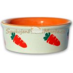 Nobby Miska hlod. keramická Mrkvičky 300 ml – Zboží Dáma