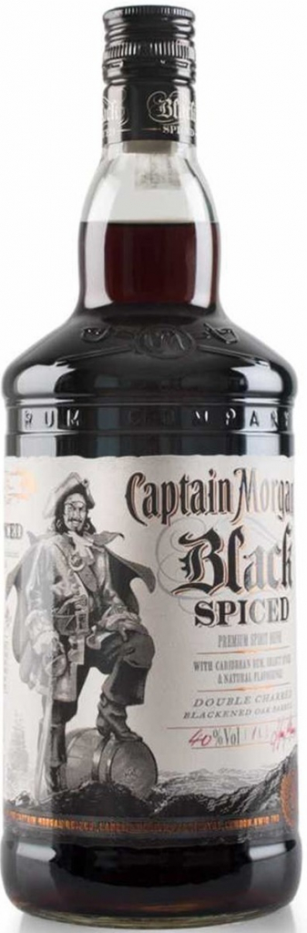 Captain Morgan Black Spiced 40% 0,7 l (holá láhev)