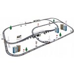 MalPlay XXL vláčkodráha na baterie Power Train 366 cm – Sleviste.cz