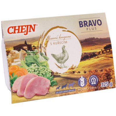 Chejn Bravo Plus s kuřecím a zeleninou 430 g – Zboží Mobilmania