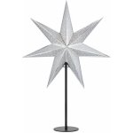Markslöjd Hvězda GLITTER E14 6 W stříbrná 65 x 45 x 16 cm – Hledejceny.cz